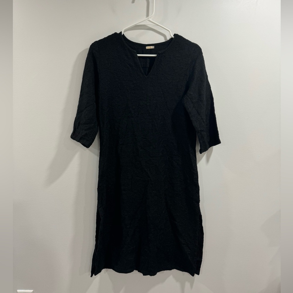 Matta Women Textured Mid Length Dress Size‎ Small